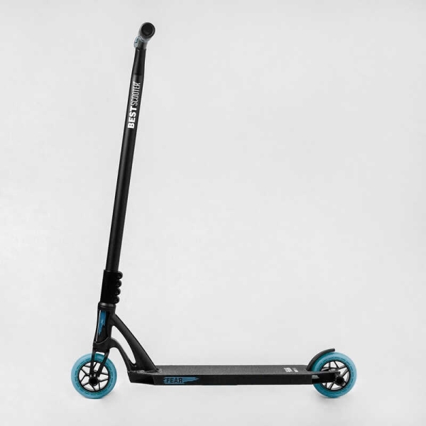 Самокат трюковий МТ-40488 Best Scooter (4) "FEAR", SCS-система, ПЕГИ, алюмінієвий диск та дека, колеса PU, d=115мм, ширина керма 58 см