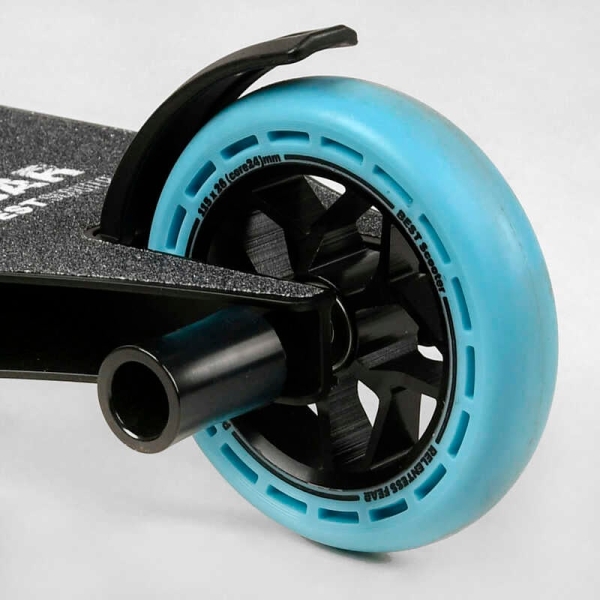 Самокат трюковий МТ-40488 Best Scooter (4) "FEAR", SCS-система, ПЕГИ, алюмінієвий диск та дека, колеса PU, d=115мм, ширина керма 58 см