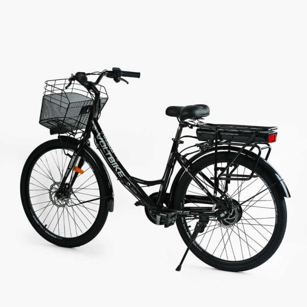 Електровелосипед Corso «Volt Bike» 26" дюймів TB-26033 (1) БЕЗ КОШИКА, рама сталева, одношвидкісний, зібраний на 75, у коробці