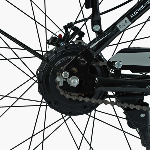 Електровелосипед Corso «Volt Bike» 26" дюймів TB-26033 (1) БЕЗ КОШИКА, рама сталева, одношвидкісний, зібраний на 75, у коробці