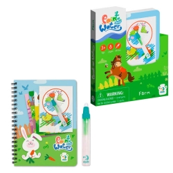 Малюй водою "Ферма" 300311 (150) DoDo, 8 сторінок, маркер, в коробці