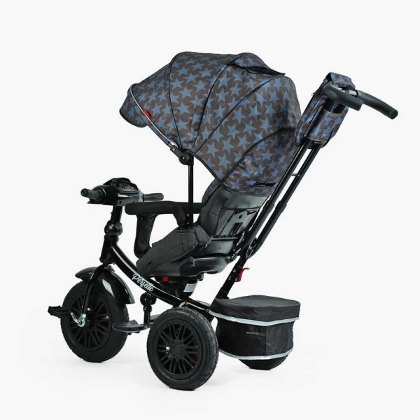 Велосипед 3-х кол. 8066 / 107-10 BestTrike "Perfetto" (1) поворотне сидіння, колеса гумові надувні, кошик, фара музична, USB, Bluetooth, в коробці