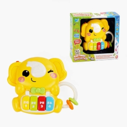 Піаніно музичне 66992 (48) WToys, Українське озвучення, 8 пісень, 8 казок, цифри, підсвічування, намистини, в коробці