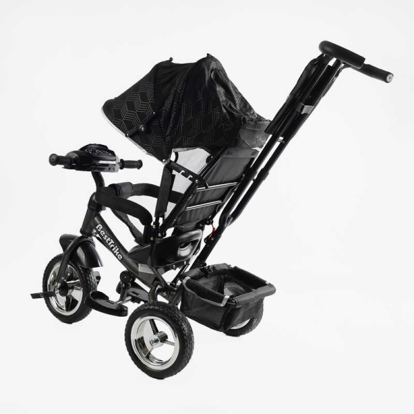 Велосипед 3-х колісний 6588/62-403 Best Trike КОЛЕСО ПІНА, d=25см переднє, d=20см задні, фара музична, USB, Bluetooth, в коробці