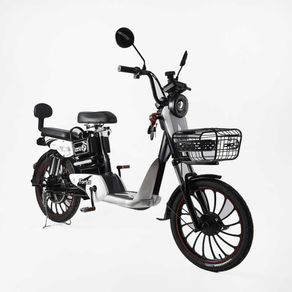 Електровелосипед Corso «Fortex» 20" дюймів FR-9523-4 (1) рама сталева, двигун 500W, акумулятор 48V20AH, корзина, у коробці
