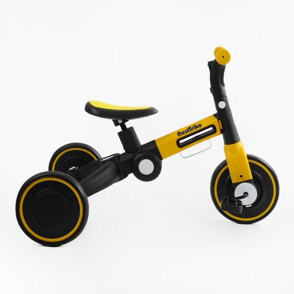 Велосипед 3-х колісний BS-32260 "Best Trike" (1) колеса EVA переднє 8’’, заднє 6’’, нейлонова рама, підсвічування, кошик, в коробці