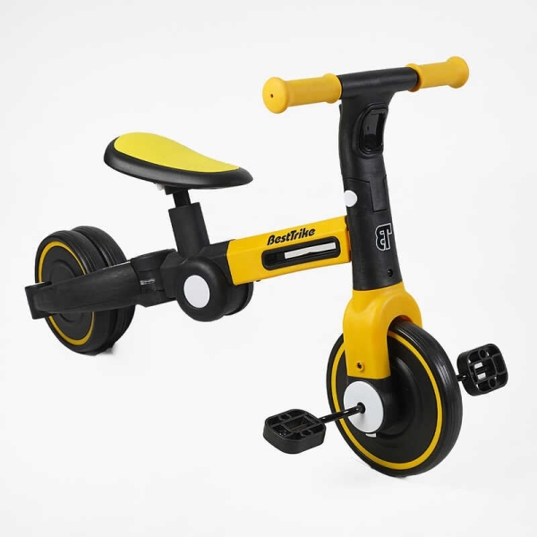 Велосипед 3-х колісний BS-32260 "Best Trike" (1) колеса EVA переднє 8’’, заднє 6’’, нейлонова рама, підсвічування, кошик, в коробці