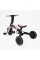 Велосипед 3-х колісний BS-11402 "Best Trike" колеса EVA переднє 8", заднє 6", нейлонова рама, трансформується у велобіг, підсвічування, в коробці