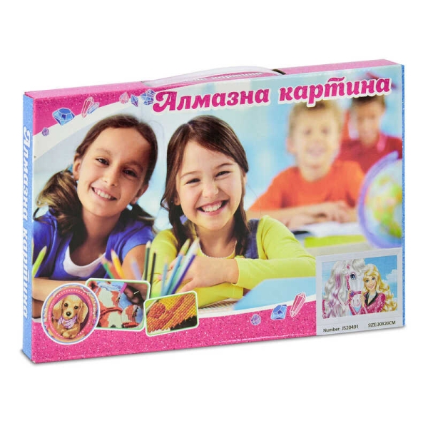 Алмазна мозаїка JS 20491 (50) в коробці 30х20