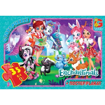 гр Пазли 35 ел. "G-Toys" "Enchantimals" EA 200 (62) + постер