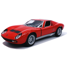 Машинка металлическая Kinsmart KT5390W 1:34 1971 Lamborghini Miura P400 SV инерционная, двери открываются / Красный